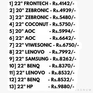 MONITOR 22″ SCREEN ALL BRANDS