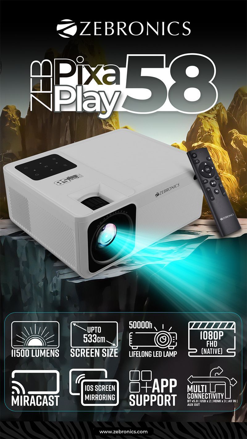 PROJECTOR ZEBRONICS